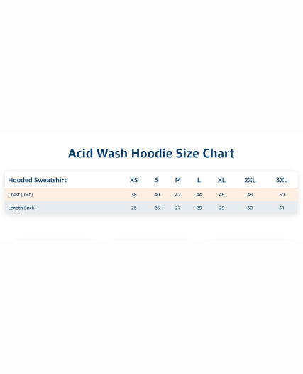 Beauty Mask- Acid Washed oversized Hoodie