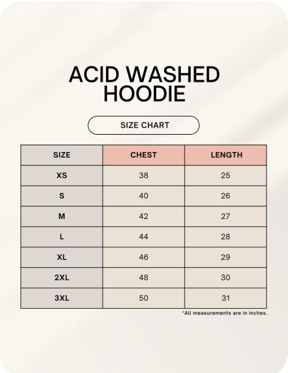 Thread of Terror- Acid Washed Oversized Hoodie