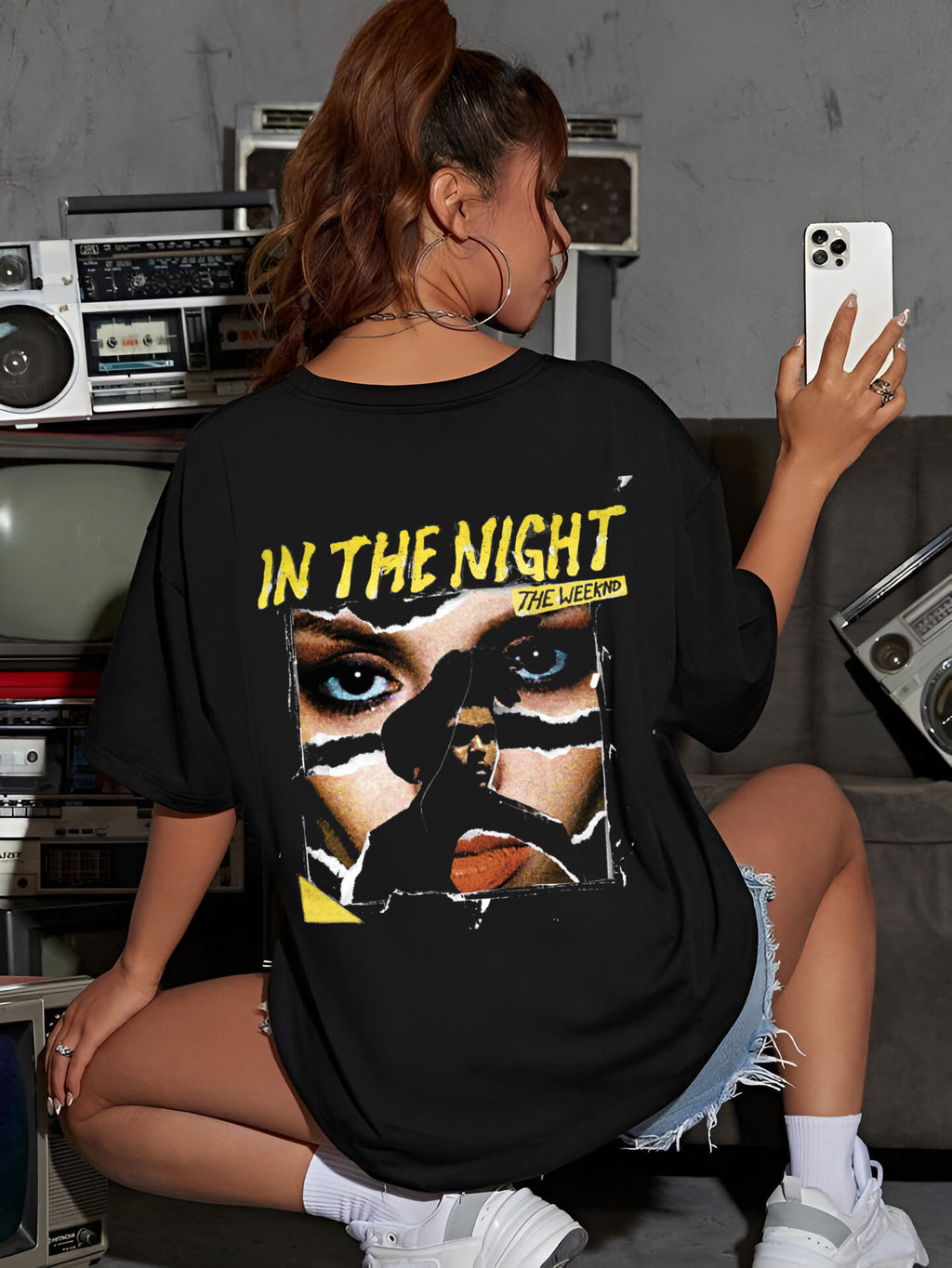 In the Night- The Weeknd Oversized Tee