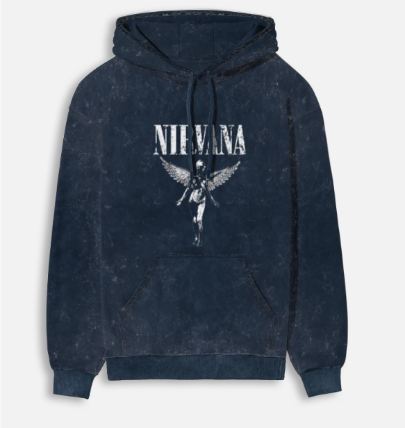 Nirvana- Acid Washed Hoodies