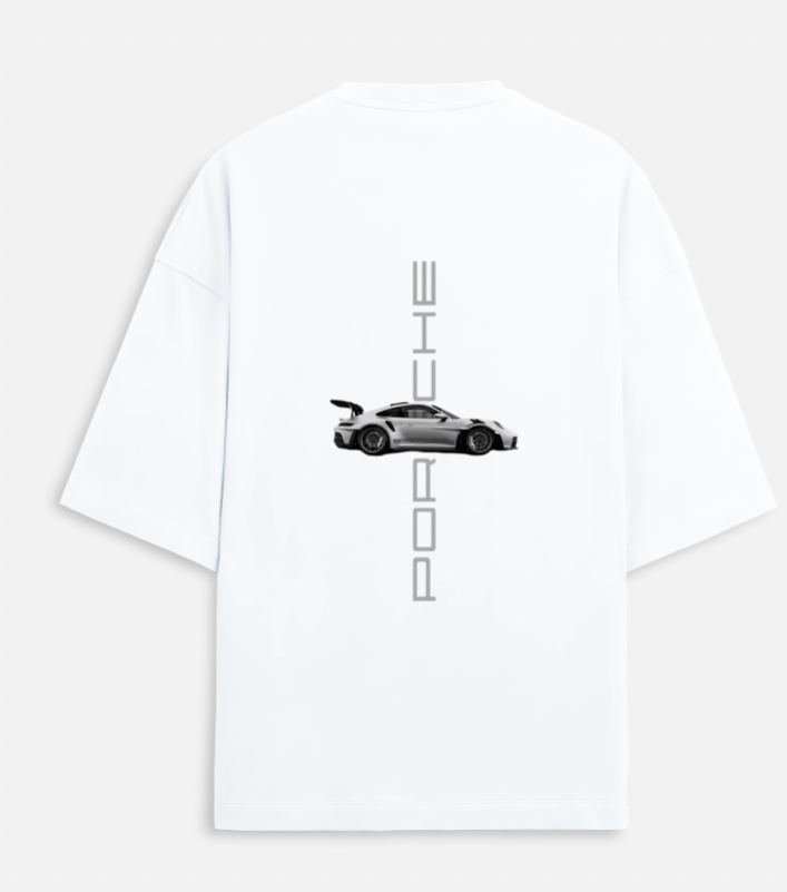 Porche Themed Oversized Tee