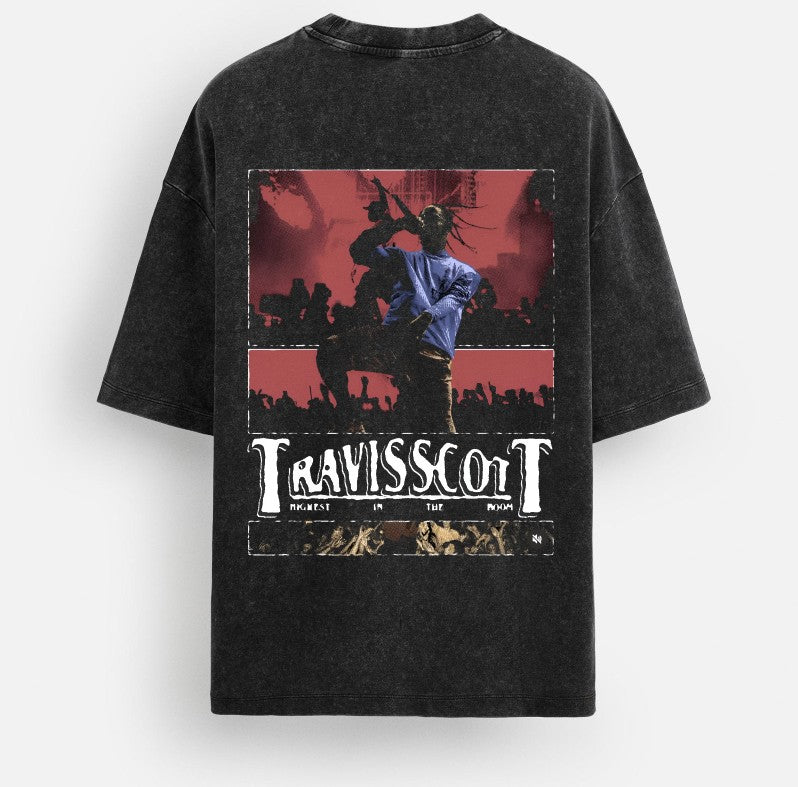 Rodeo Night Vision- Acid Washed oversized Tee