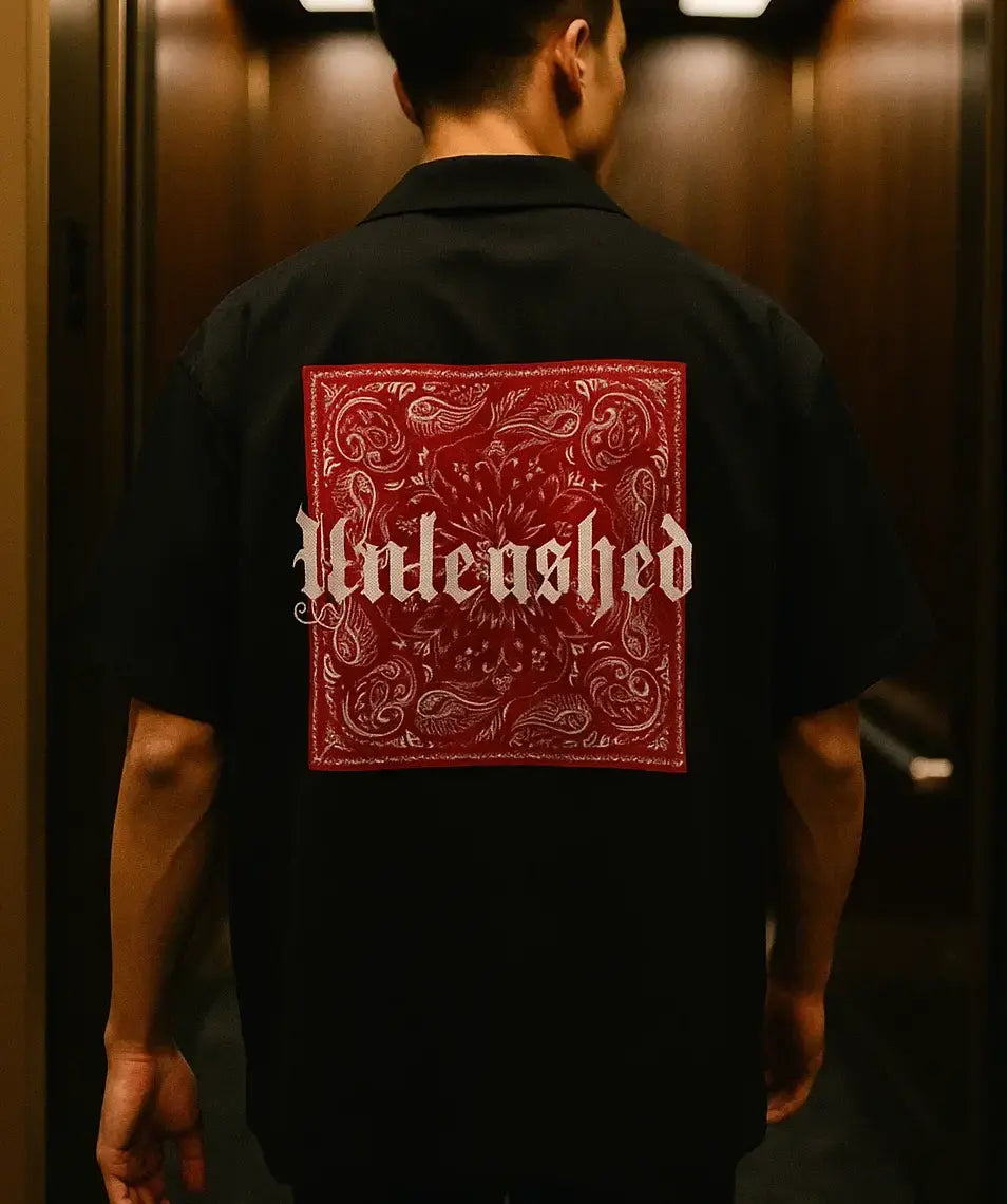 Unleashed- Black Oversized Shirt